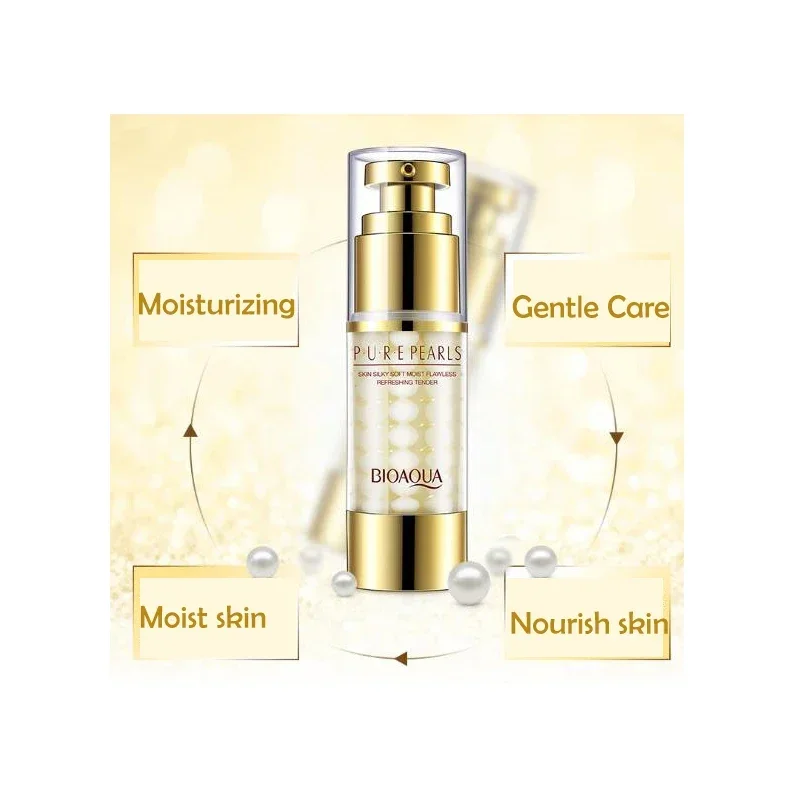 BIOAQUA Hydrolyzed Pearl Essence Emulsion Face Serum Skin Care Freshing Moisturizing Hydrating Face Care Serum