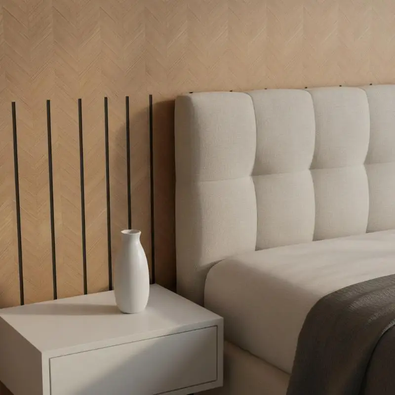 Self-Adhesive Wood Grain Wall Panels Waterproof Grille Sticker For TV Background Living Room Bedroom Home Decor