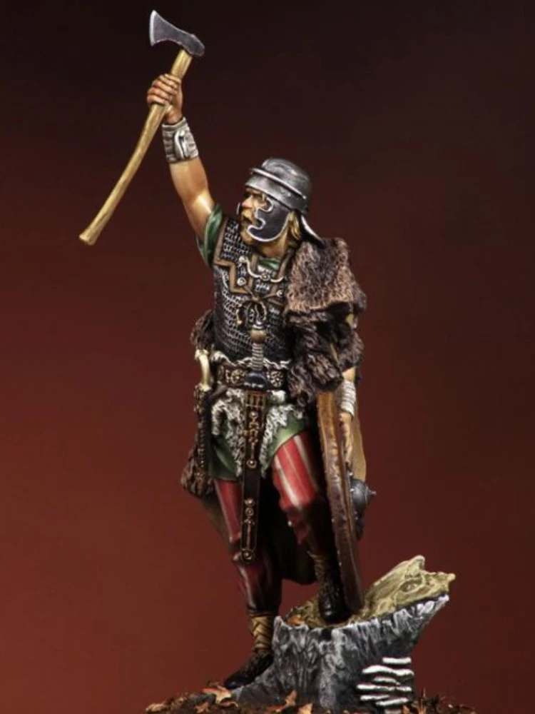 1/24 Scale Resin Figure Model Kits Ancient Figure Hobby Miniature Germanic Roman Warrior Unassembled and Unpainted Free Shipping