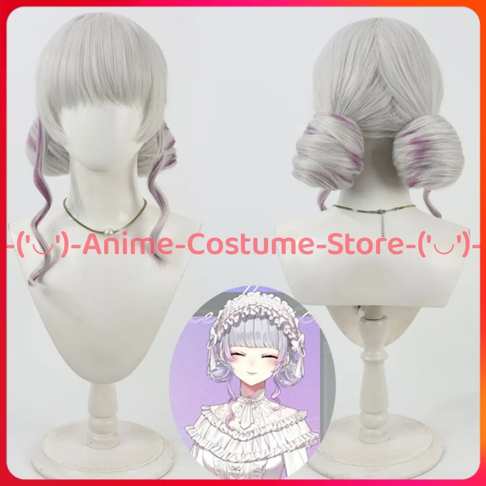 

NIJISANJI VTuber Higuchi Kaede, парик для косплея, персонаж аниме, Хэллоуин, карнавальный костюм для вечеринки, парики, термостойкие синтетические волосы