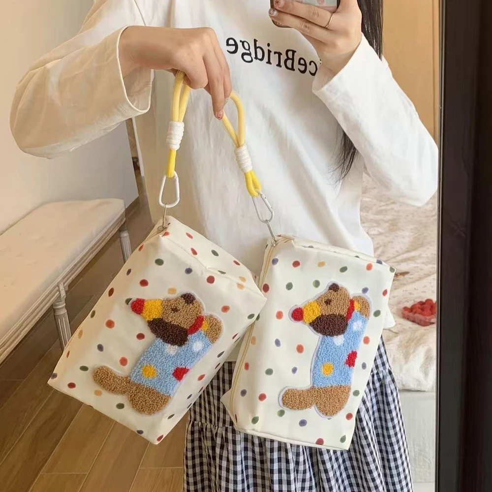 Cosmetic Bag Large Capacity Storage Makeup Bag Women's Portable New Style Skin Care Product Storage Travel Toiletry Bag Storage Bag