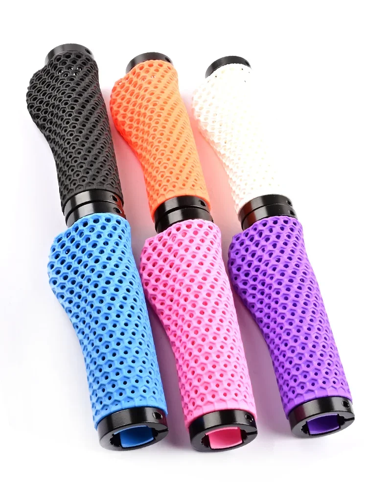 GOLDIX 3D Printed Handlebar Handbar Grips Adjustable Bilateral Lock Non-slip Breathable Shock-absorbing MTB Grips