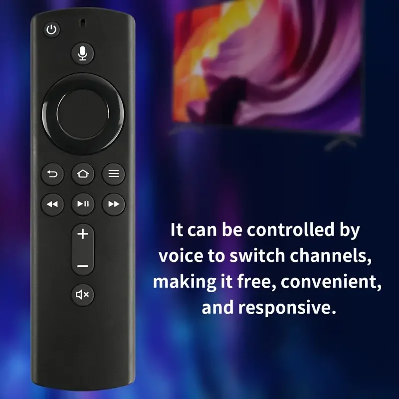 Replacement Voice Remote Control (2nd GEN) L5B83H with Power and Volume Control Fit for 2nd Gen Fire TV Cube and Fire TV Stick