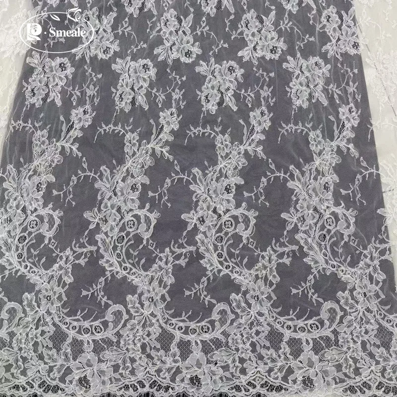 3M X 1,5M Handgefertigter Seil-Stickerei-Spitzenstoff, Hochwertiges Kleid, Hochzeitskleid, Brautkleidungszubehör Stoffe zum Nähen – Detail 6