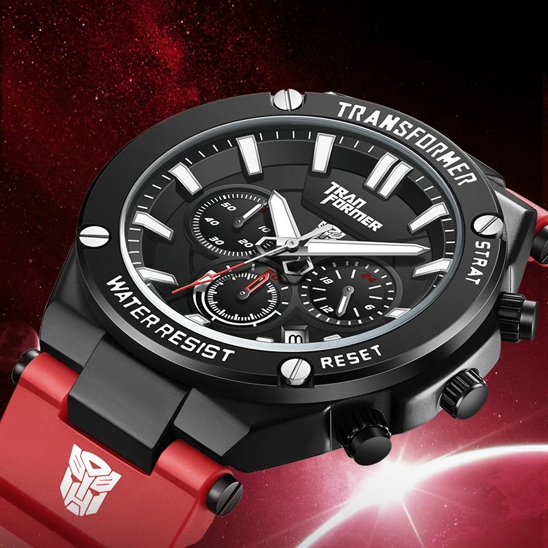 Mark Fairwhale Men Luxury Watch with Large Dial Casual Quartz Movement Silicone Strap Date Calendar Feature for Men Wristwatches