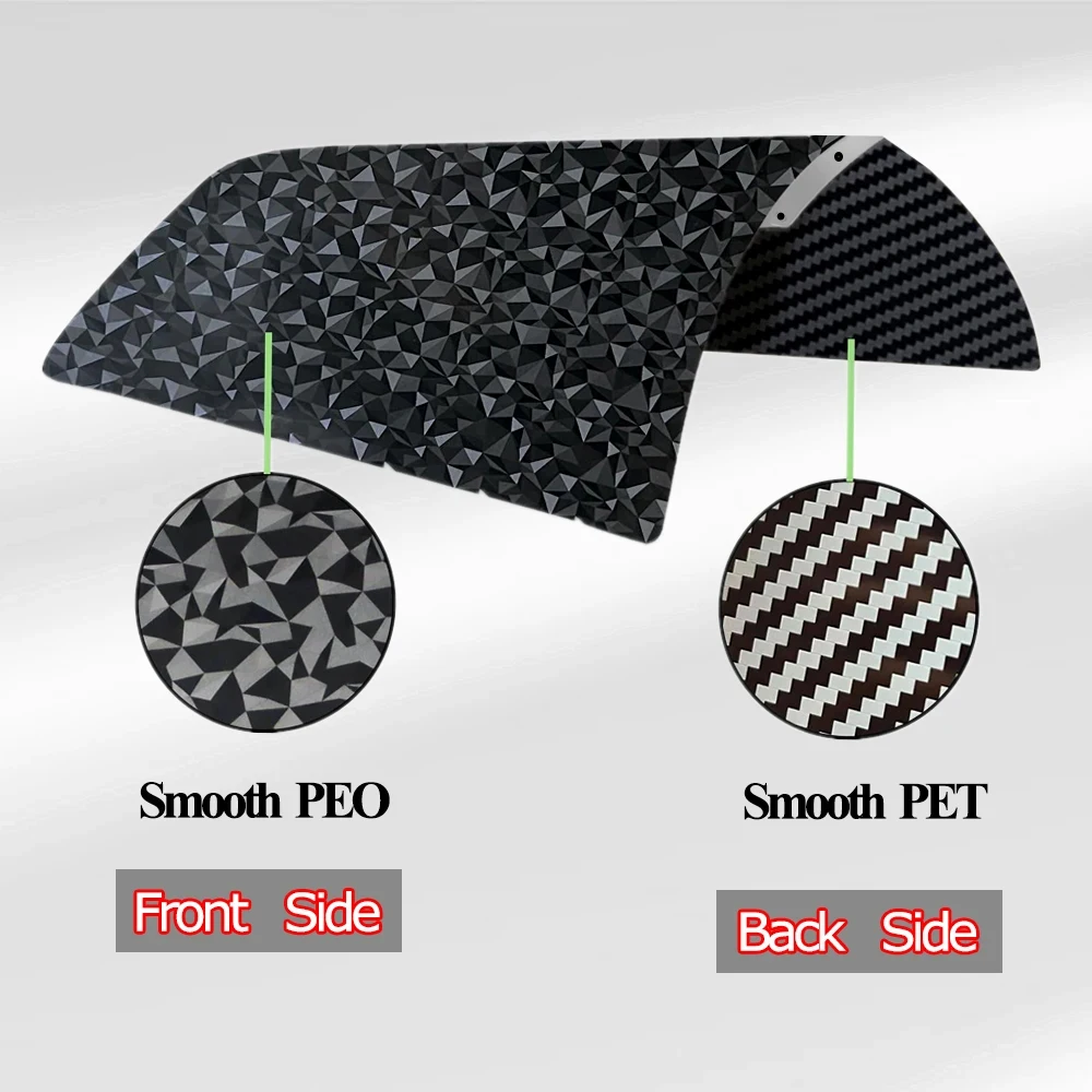 PEI Plate For Flashforge Adventurer 5X Build Plate 235x235mm PEO PET PES PEI Sheet Spring Steel Hot Bed for Adventurer 5M 5MPro