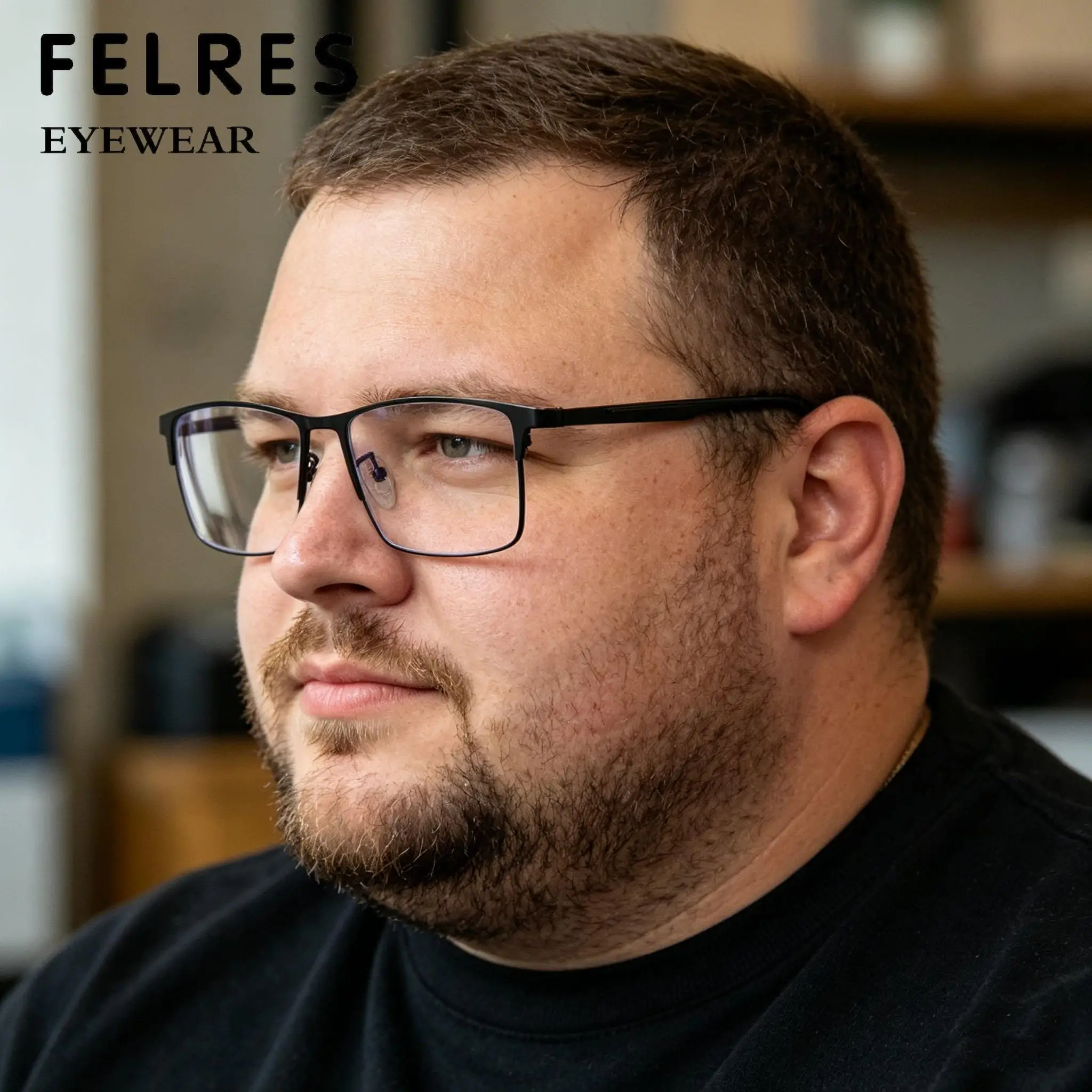 Große Größe 155mm Legierung Quadratische Anti-Blaulicht-Myopie-Brille für Männer und Frauen, Fahrbrille mit Sehstärke, Optische Brille mit Negativer Dioptrienzahl