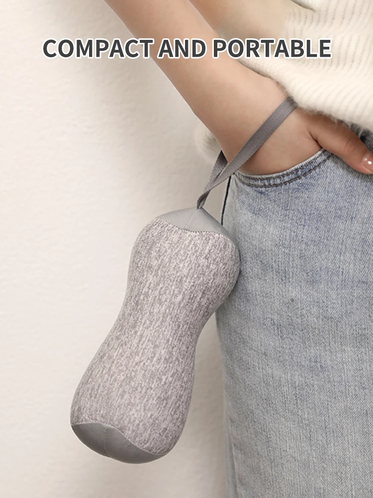 Mini-Nackenkissen, tragbares U-förmiges Kissen, für Erwachsene, Reisen, Rücken, Schlafen, Nackenkissen, Bürokissen, unterstützendes Nacken-Schlafkissen – Detail 2