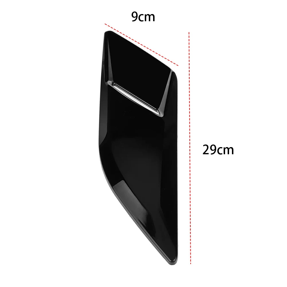 2 шт., декоративная крышка для выхода воздуха на капот, глянцевая черная автомобильная крышка для выхода воздуха на капот, декоративные чехлы для Range Rover Sport L494 14-18