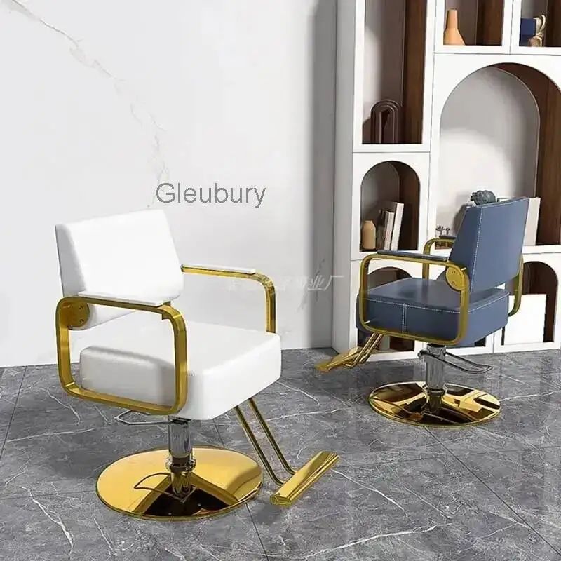 

Barber Man Hairdressing Chair Shampoo Hair Brow Vintage Chairs Aesthetic Electric Reclining Hairdresser Barbershop Spa Toilet