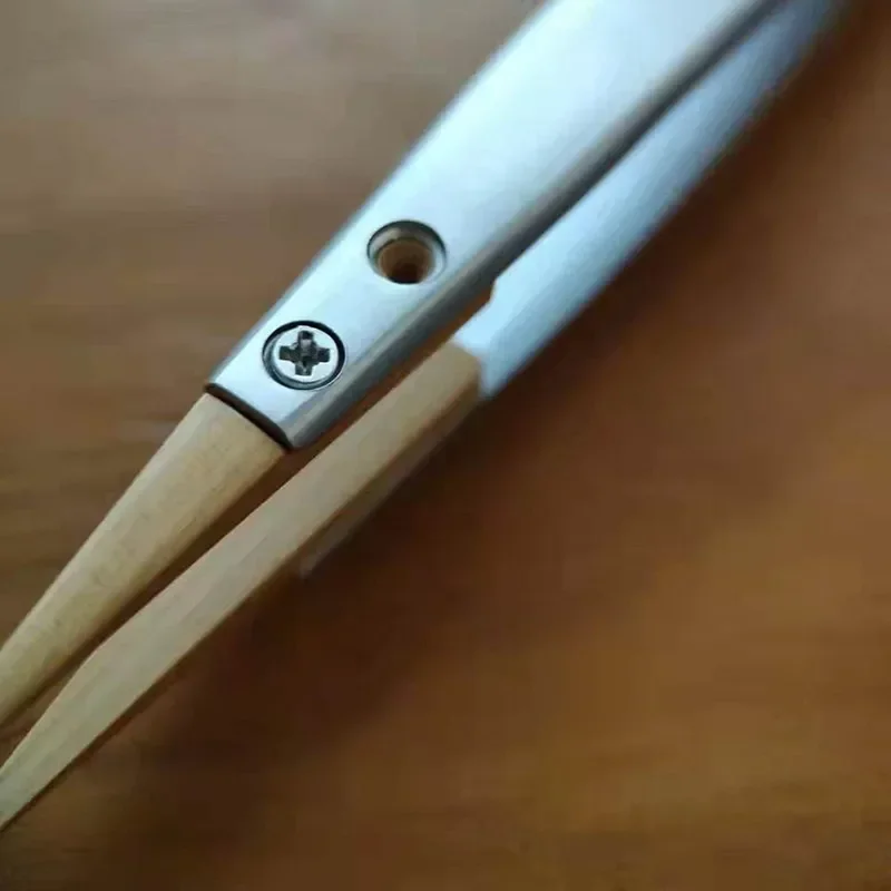 

Инструмент для ремонта часов Vetus персиковый Пинцет под дерево специальный пинцет для стрельбы