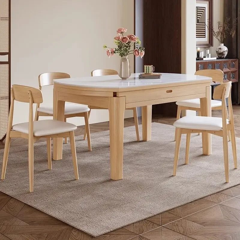 Modern Chairs Dining Table Luxury Restaurant Kitchen Lounge Writing Dining Table Nordic Coffee Mesas De Jantar Salon Furniture