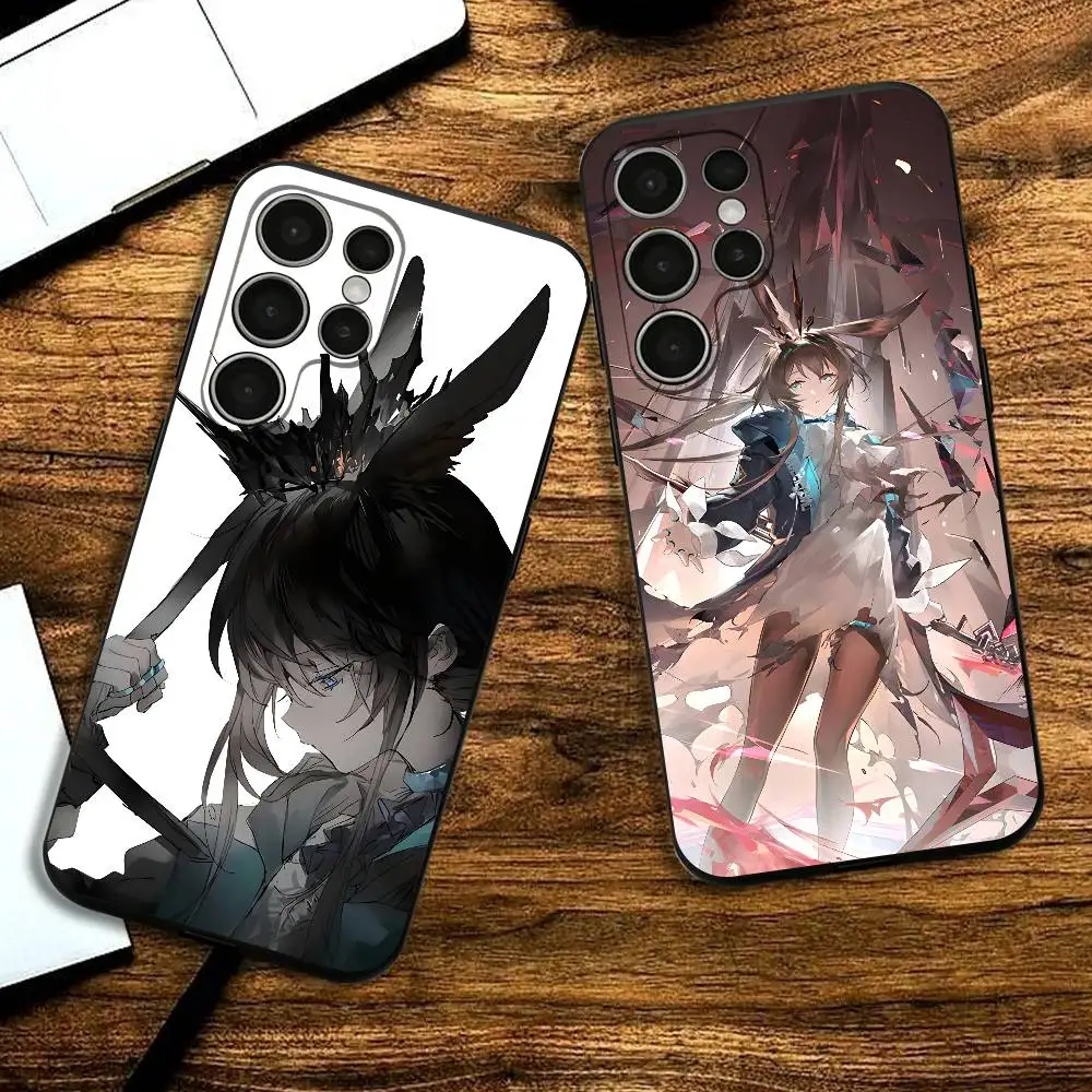 Game Amiya Phone Case For Samsung S24 25 23 22 21 20 Plus Ultra 5G Lite Shockproof Cover