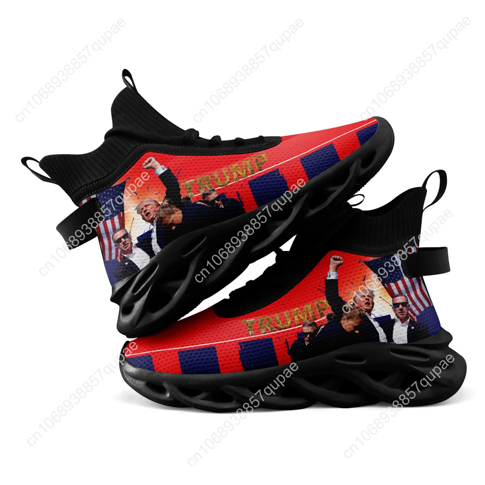 Trump 2024 Election Fashion Air Cushion Shoes High Quality Sports Shoes Boys Girls Teenagers Custom Sports Shoes