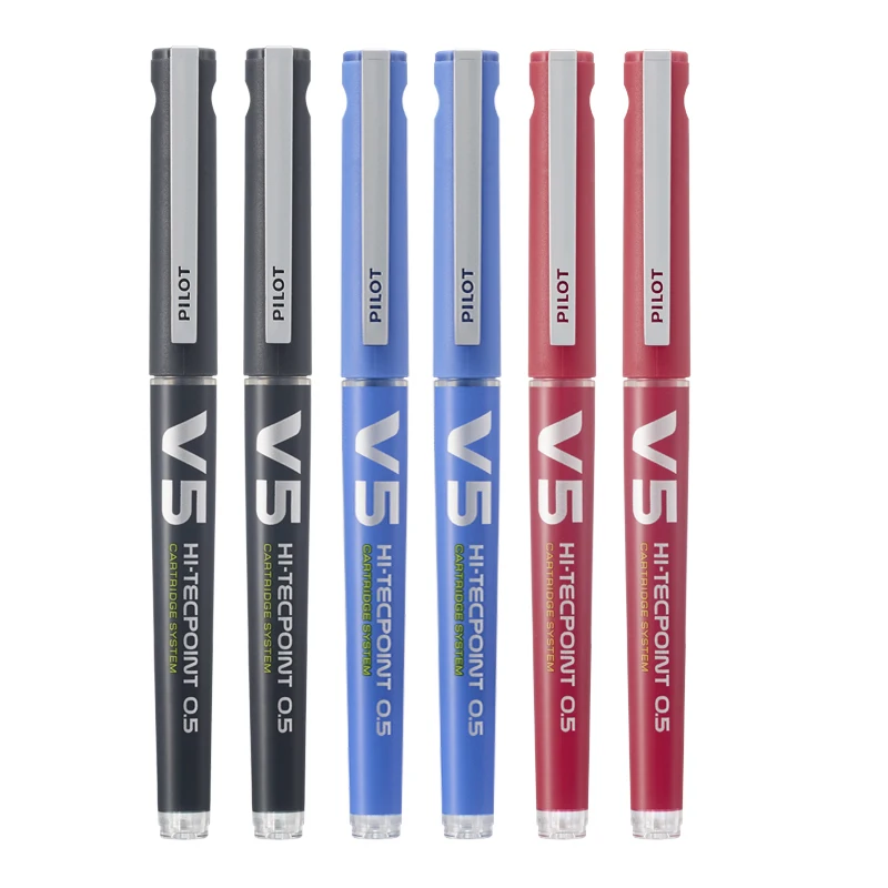 Japan Pilot BXC-V5 Gel Pen Upgraded Version Can Replace Cartridge Straight Liquid Needle Pen 0.5mm