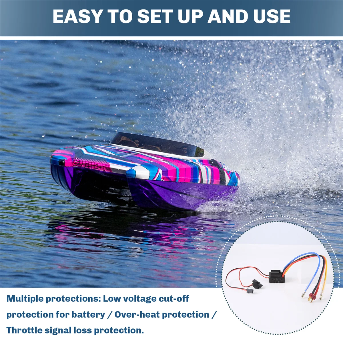 ปฏิบัติ 80A ESC WP-880 1/10 1/8 WP-Crawler แปรงแปรง 80A 1080 Electronic Speed Controller กันน้ํา ESC พร้อมการ์ดโปรแกรม