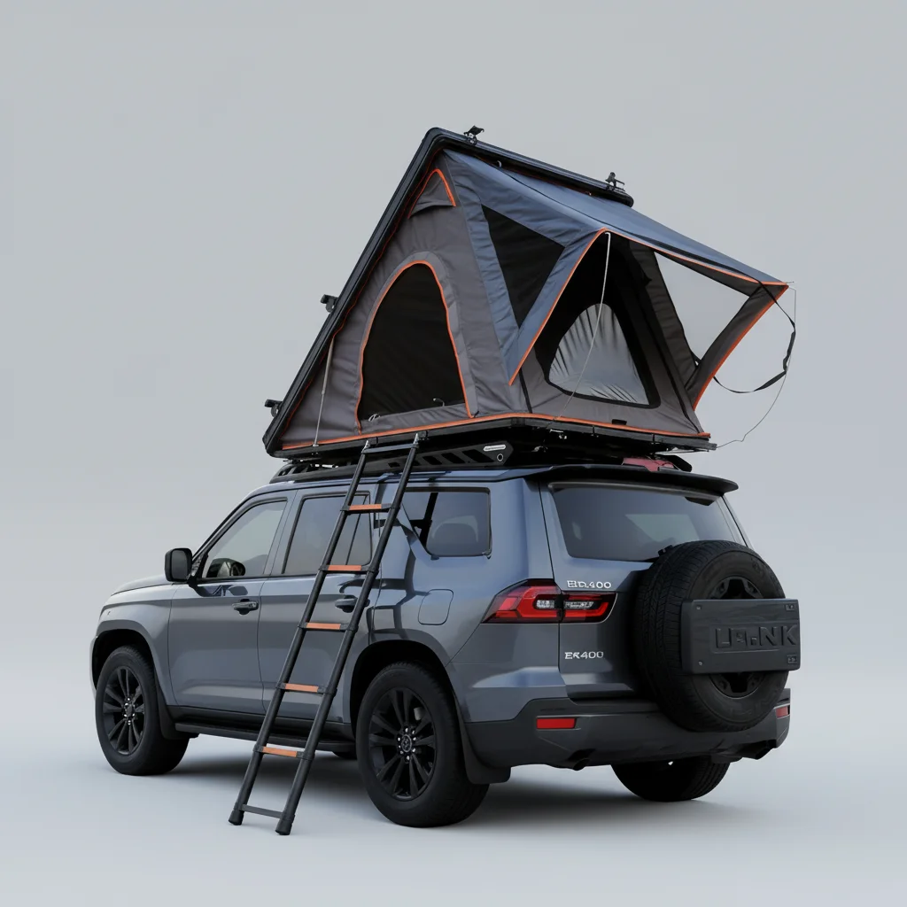 Fly Wing Ultra-thin 4x4 Roof Top Tent For SUVs/pickup Trucks Waterproof And Windproof Quick To Set Up With Large Windows