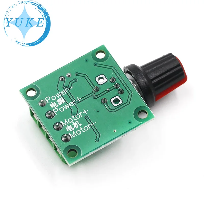 New DC 1.8V 3V 5V 6V 12V 2A PWM Motor Speed Controller Low Voltage Motor Speed Controller PWM 0~100% Adjustable Drive Module