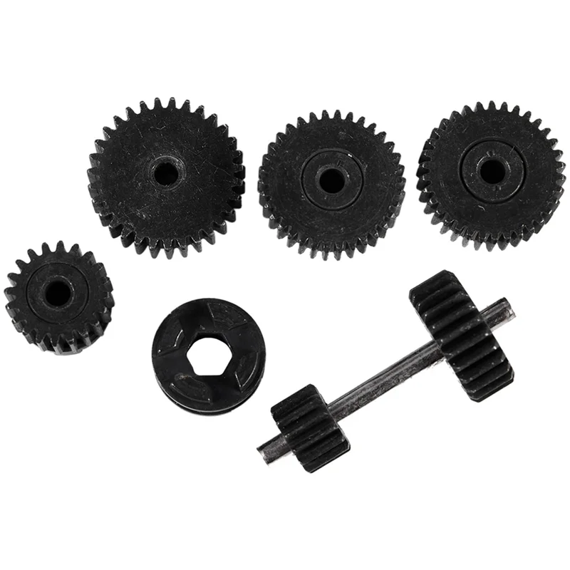 AA84 5 комплектов металлических шестерен с двигателем 370 для WPL Коробка передач для смены скорости для B1 B24 B16 B36 C24 1/16 4WD 6WD Rc Car, B