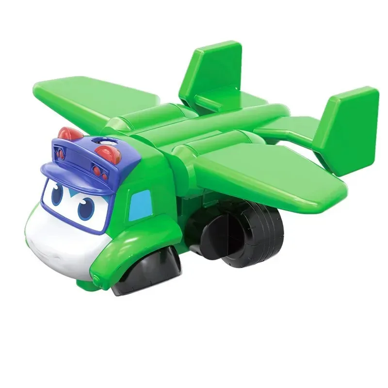 6 IN 1 ABS Bus Transformatie Auto Actiefiguren Robot Speelgoed Ambulance/Politie/Vuurman Glijbaan voor Kinderen gift