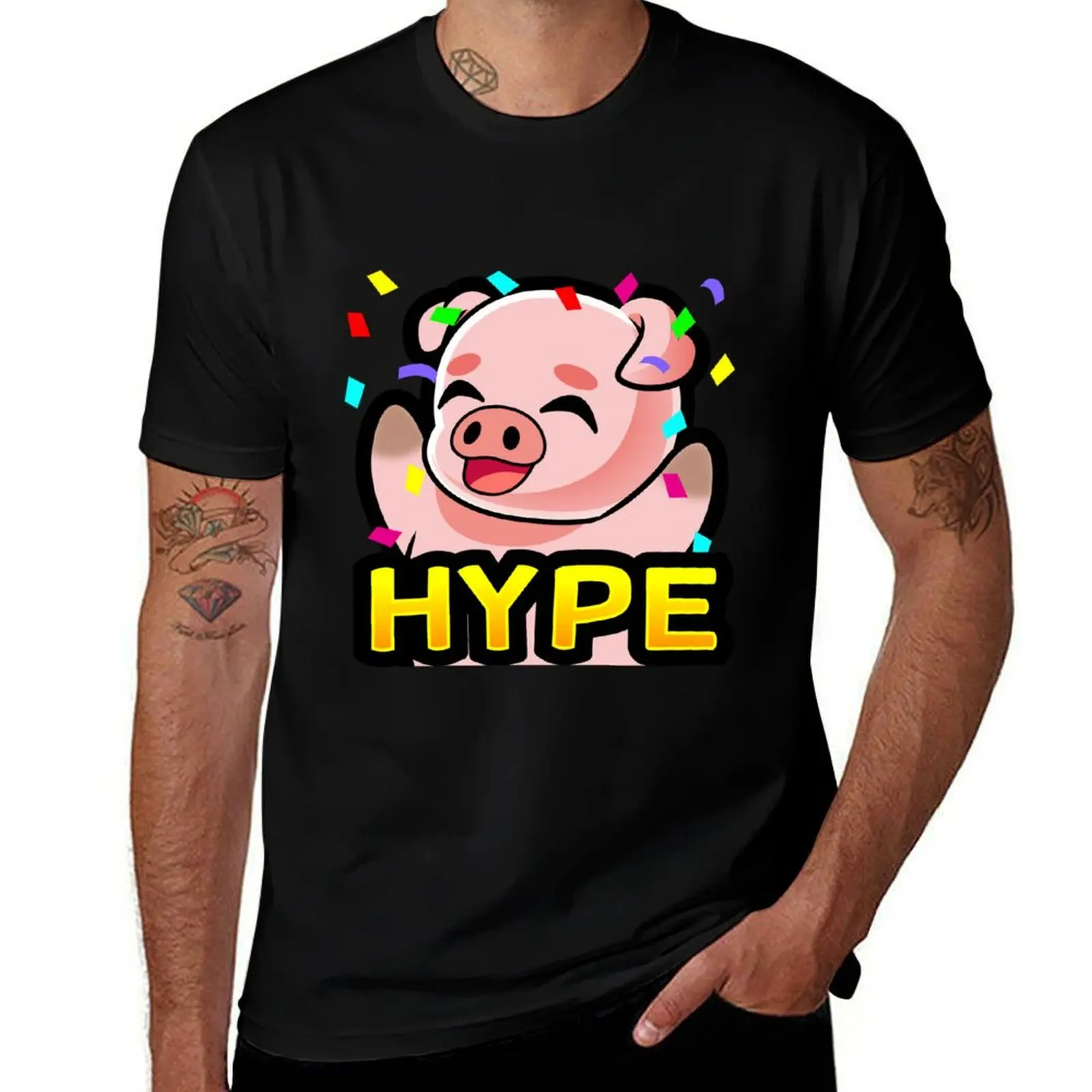 

Hype pig! T-Shirt t shirt man casual printed t shirts for man t shirts for man graphic funny T-shirt