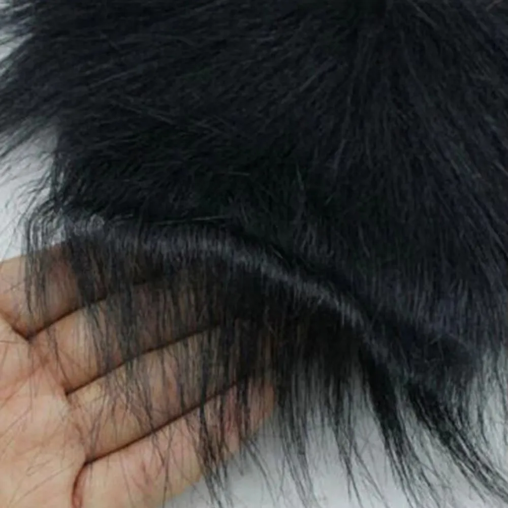 Synthetic Fiber Fake Beard Mustache Soft Hair Black/Brown/White Costume Beard Elastic Band Dress Up Facial Hair Props