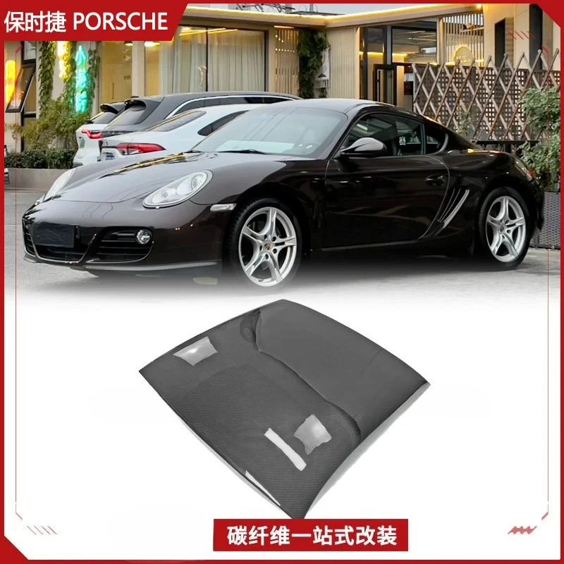 Suitable for Porsche Cayman 987 06-12 Carbon Fiber OE Original Style Lightweight Modified Roof Cover