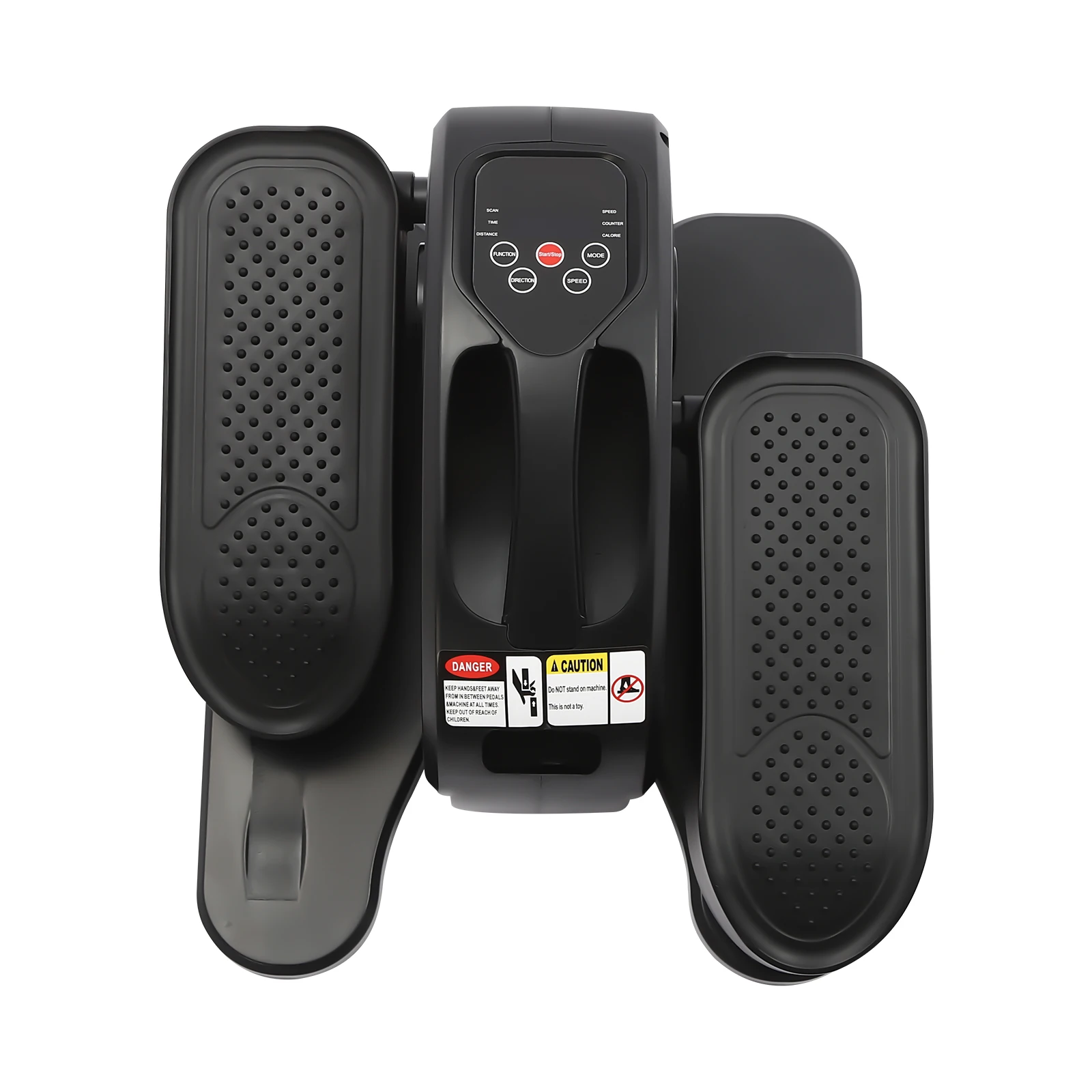 Máquina elíptica eléctrica debajo del escritorio, velocidad de 5 engranajes con Control remoto, pantalla LED de Motor totalmente de cobre negra de 50W