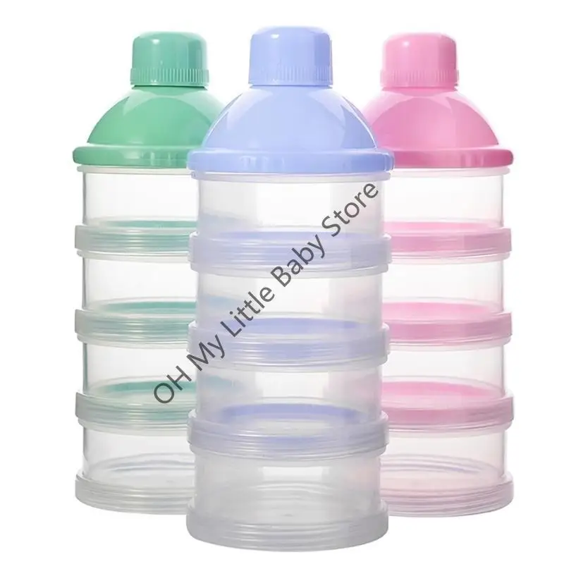 M76C موزع مسحوق حليب الأطفال جاهز للسفر 4/5 مقصورات منفصلة حاوية مسحوق الحليب مانعة للتسرب للأغذية والصيغة #3