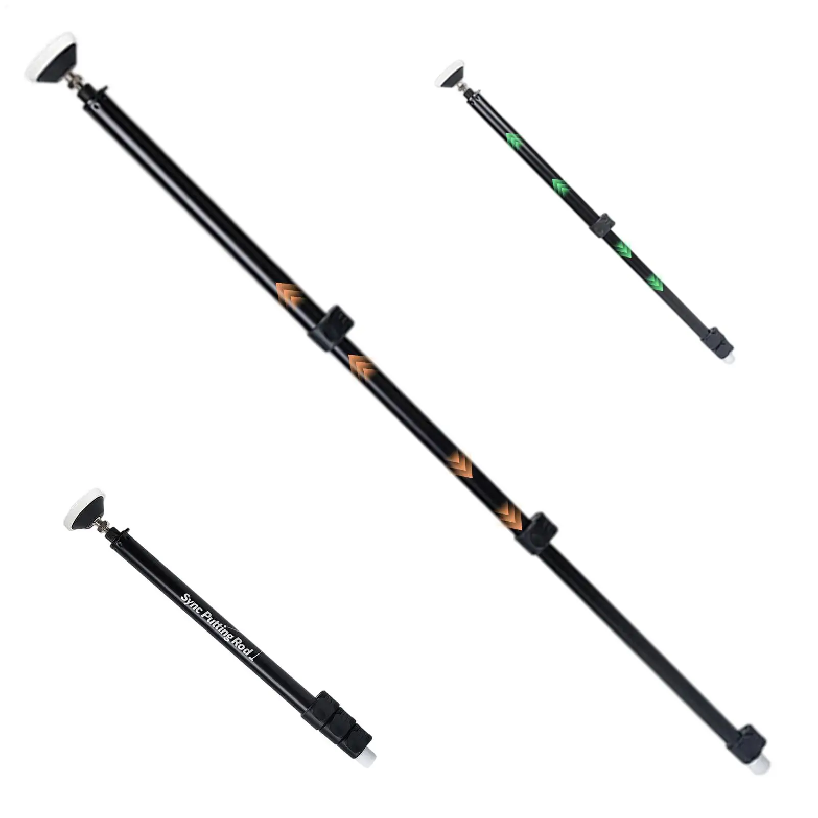 Golf Trainer Portable Putting Stability Alignment Exerciser Golf Hand Grip Green Practice Tools For Men Golfers Indoor Outdoor