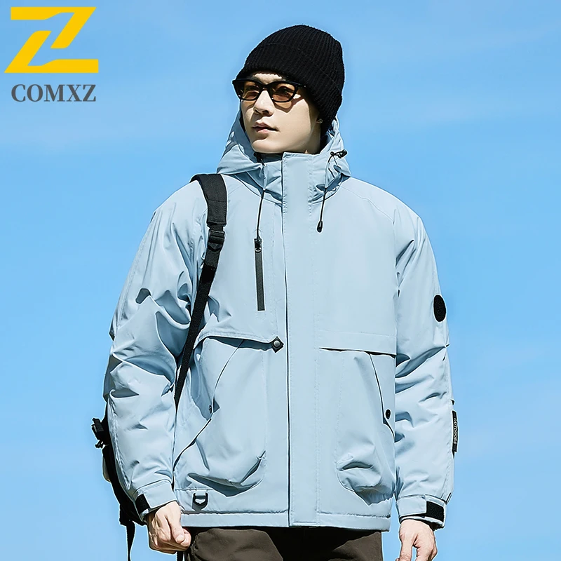 زوجين سترة قطن 2025 الخريف الشتاء الجرافين سميكة الدافئة مقنعين معطف باركر الترفيه في الهواء الطلق التخييم السفر سترة قطن #6