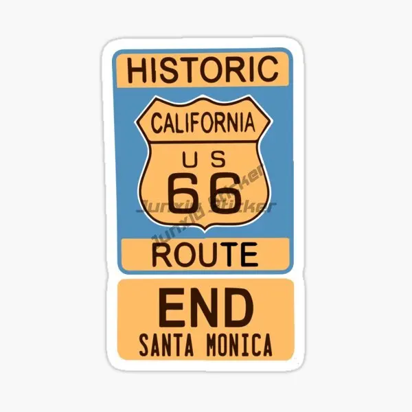 

ROUTE 66 Creative Car Sticker DIY Vinyl Self-adhesive Decor Decals Styling Sticker