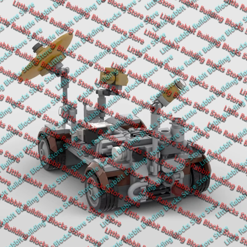QWERT Speed Hypercar Model MOC Building Bricks Hypercar Lunar Rover Modular Technology Gifts Holiday Toys Suit Assemble  Display