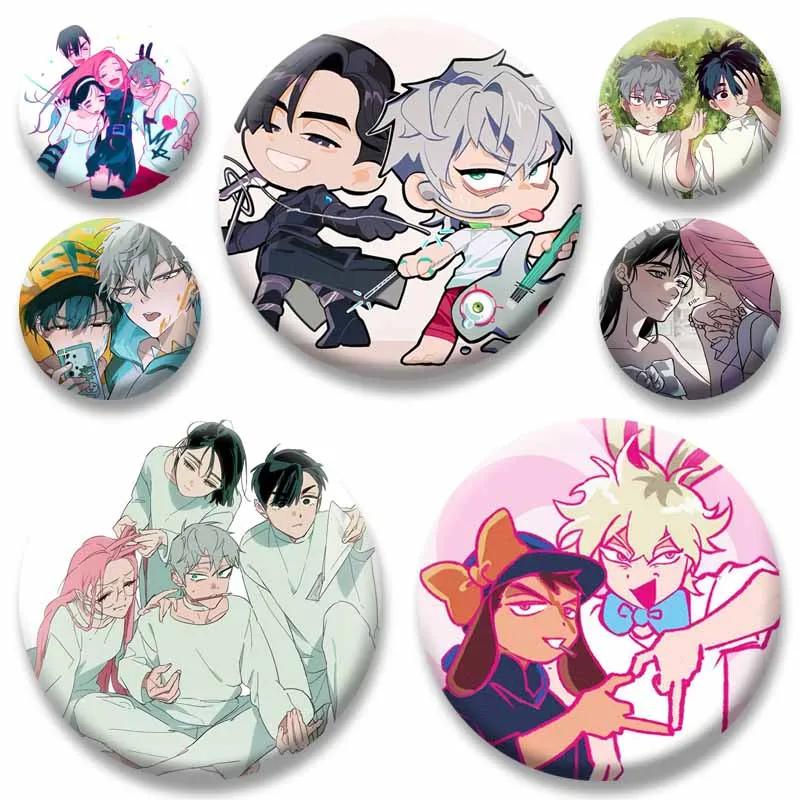 Till Ivan Mizi Sua Hyuna Luka Cosplay Accessories Pin Anime Alien Stage Brooch Badges Bag Clothes Decor Jewelry Gifts for Friend