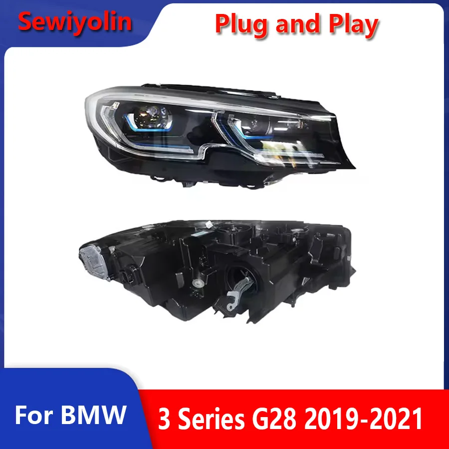 

Car Styling Laser For BMW G20 G28 LED Headlights 2019-2021 Lamp DRL Signal Projector Lens Auto Accessories Front Lights