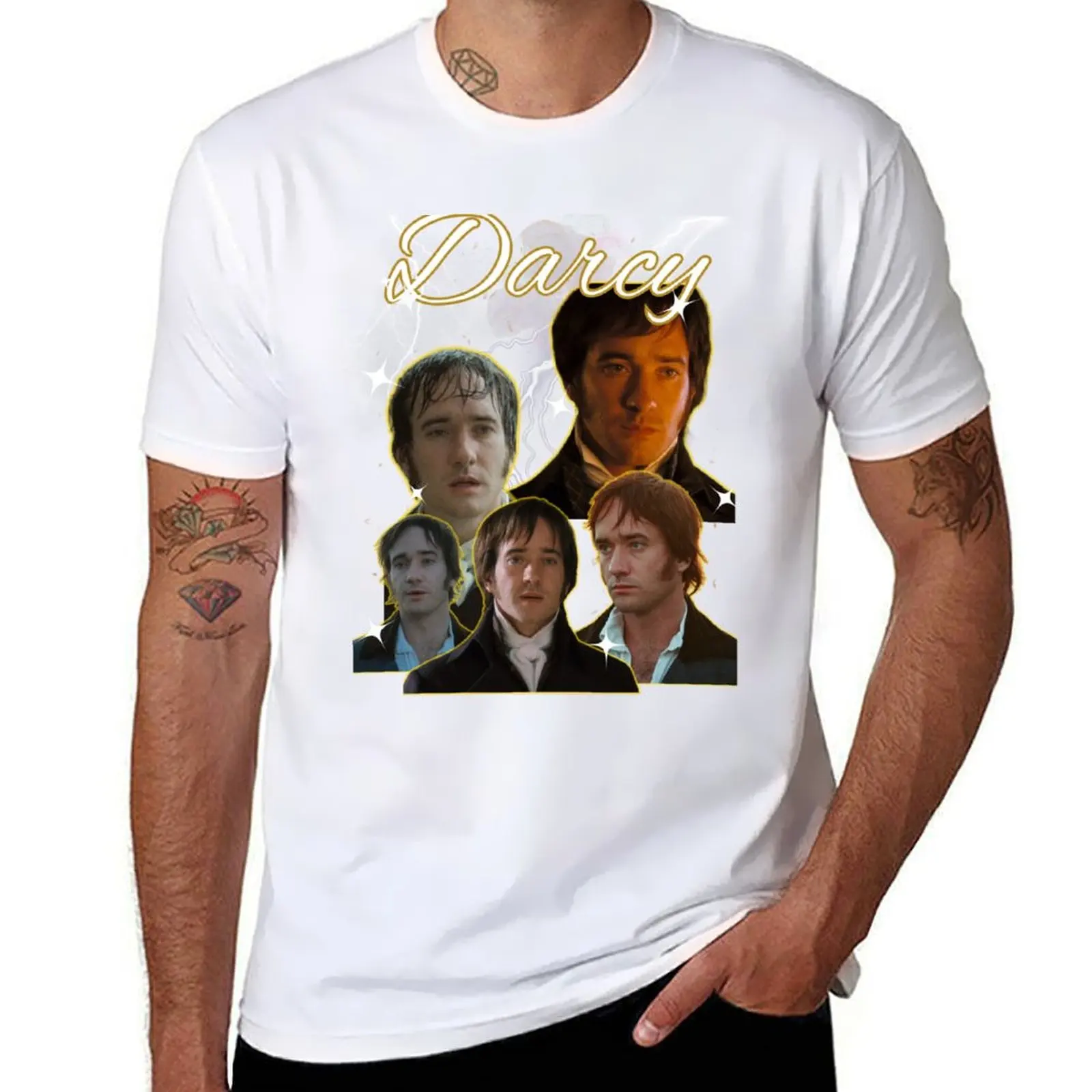 

Mr Darcy retro T-Shirt cotton t shirts high quality men t shirt cotton 100% T-Shirt