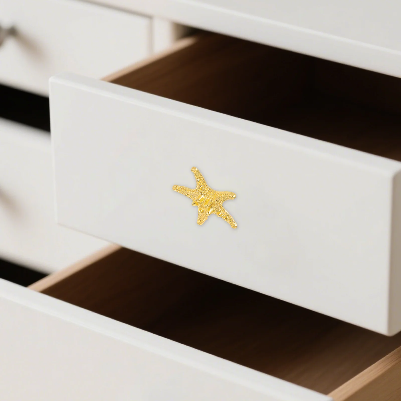 

4Pcs Star Furniture Knobs Contemporary Drawer Pulls for Cabinets Dressers Zinc Alloy Hardware Home Decor Replacement