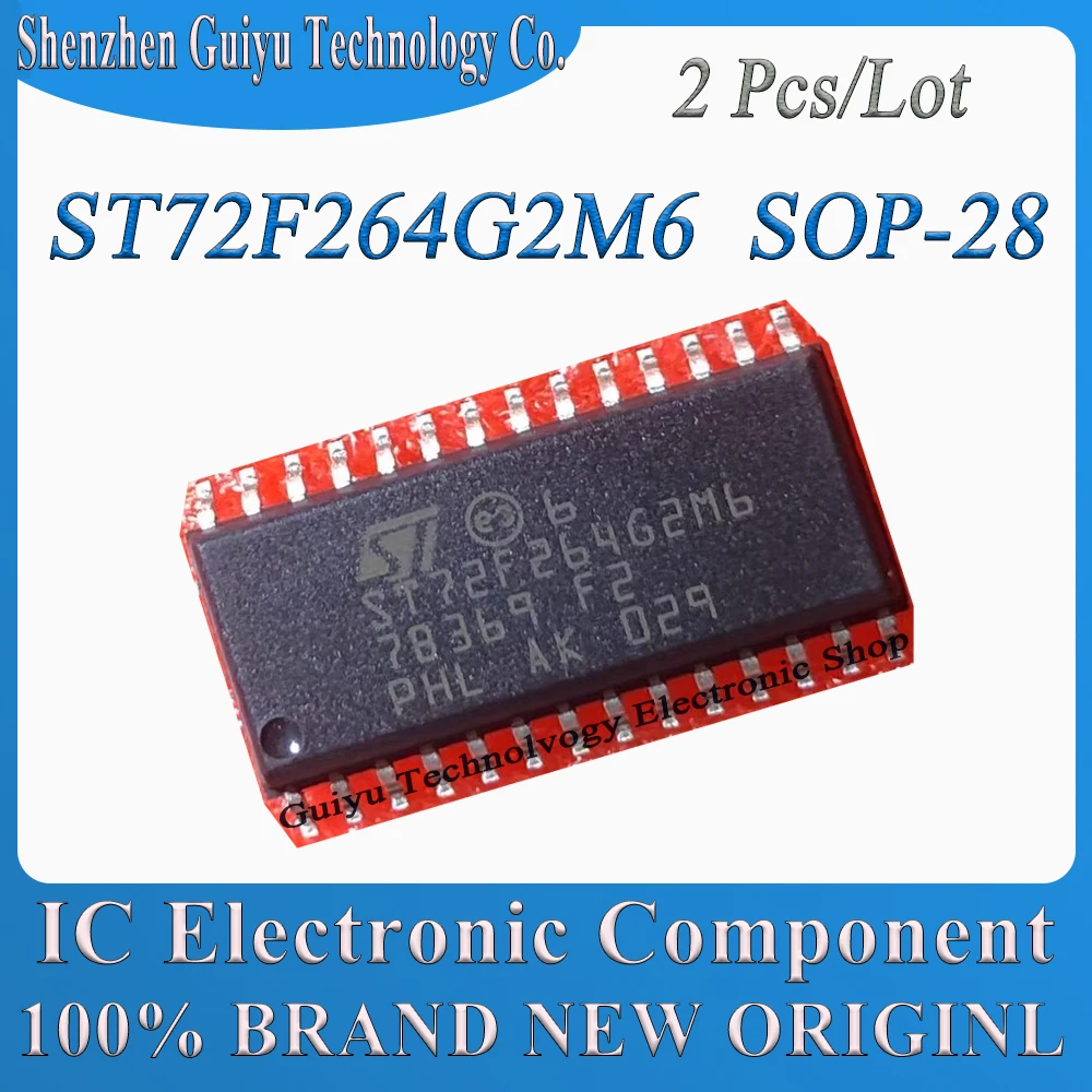 

2 Pcs/Lot ST72F264G2M6 ST72F264G2M ST72F264G2 ST72F264G ST72F264 ST72F ST72 ST7 ST SOP-28 IC MCU Chip