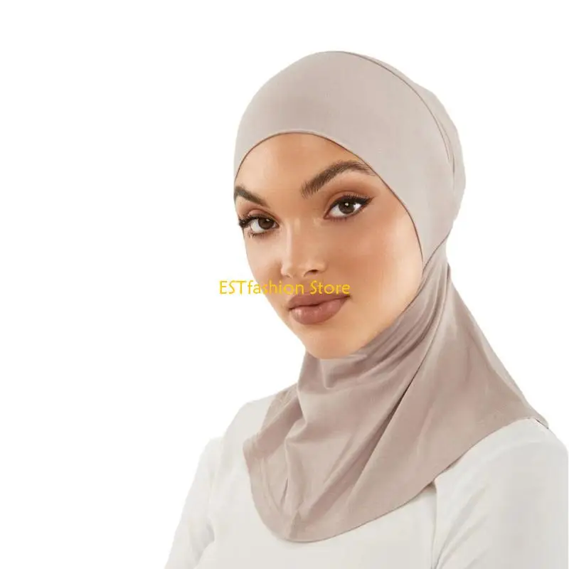 Y5GC Muslims Turban Women Headscarf Hat Adjustable Light weight Hat Fashionable Hat  for Women and Men