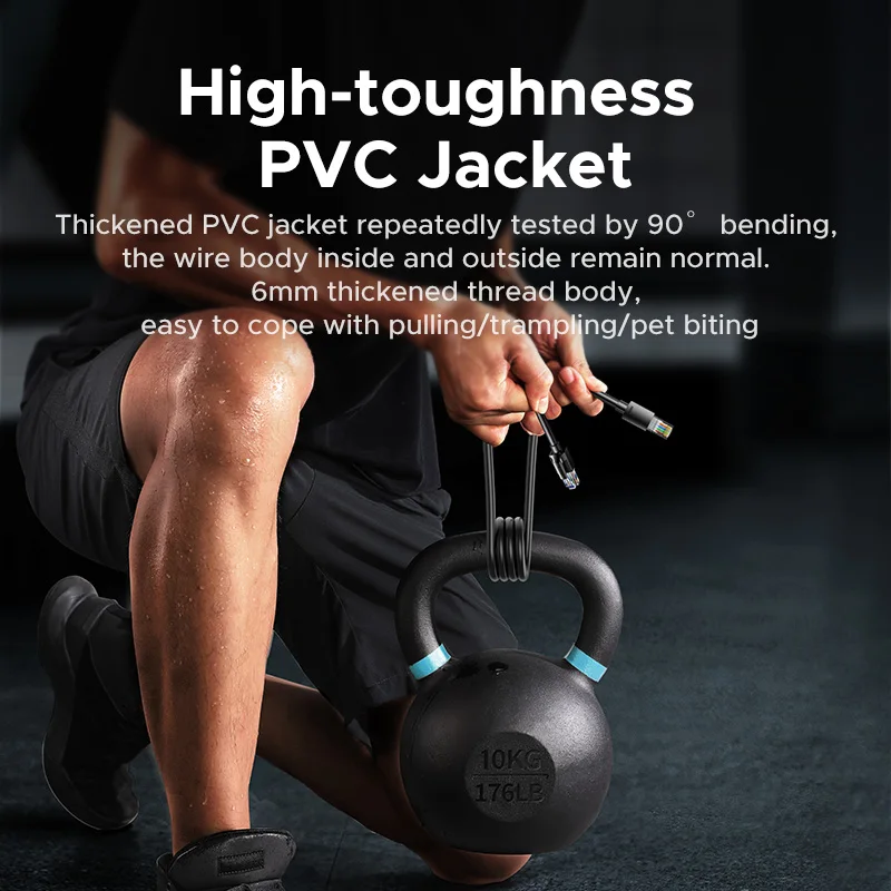 UGREEN CAT6A كابل إيثرنت 10Gbps RJ45 كابل عالي السرعة لجهاز التوجيه مودم الكمبيوتر PS5 XBOX محمول HUB NAS Lan كابل كابل التصحيح