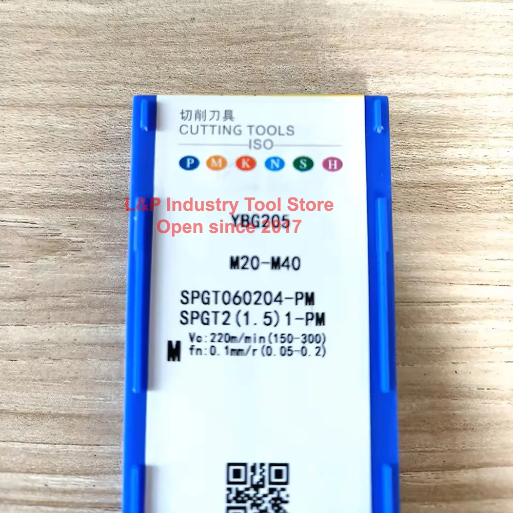 Oryginalne chińskie płytki skrawające CNC SPGT050204-PM YBG212 SPGT060204-PM YBG205 U Wiertła Węglikowe Płytki Węglikowe Narzędzie Warsztatowe ZC
