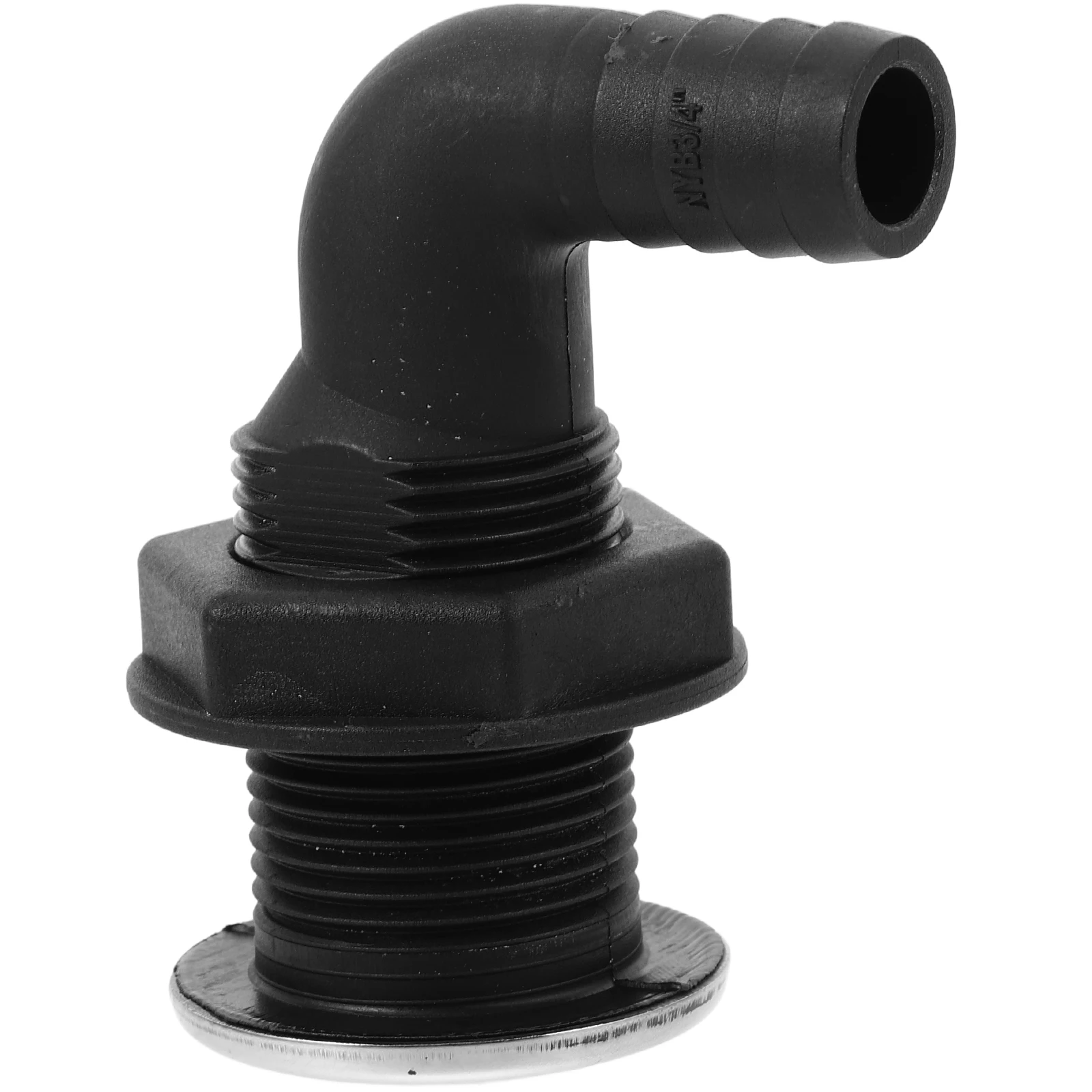 

90 Degree Hull 20mm Angled Boat Plumbing Fittings Kayak Track Mount Scupper Drain Boat Floor Drain Through Hull