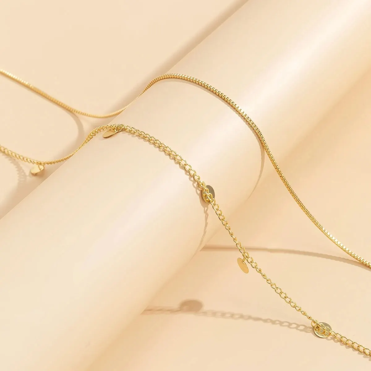 Ingemark 2Pcs/Set Sexy Sequins Belly Waist Chain for Women Summer Bikini Multilayer Thin Chain Body Jewelry Y2K Accessories New image 6