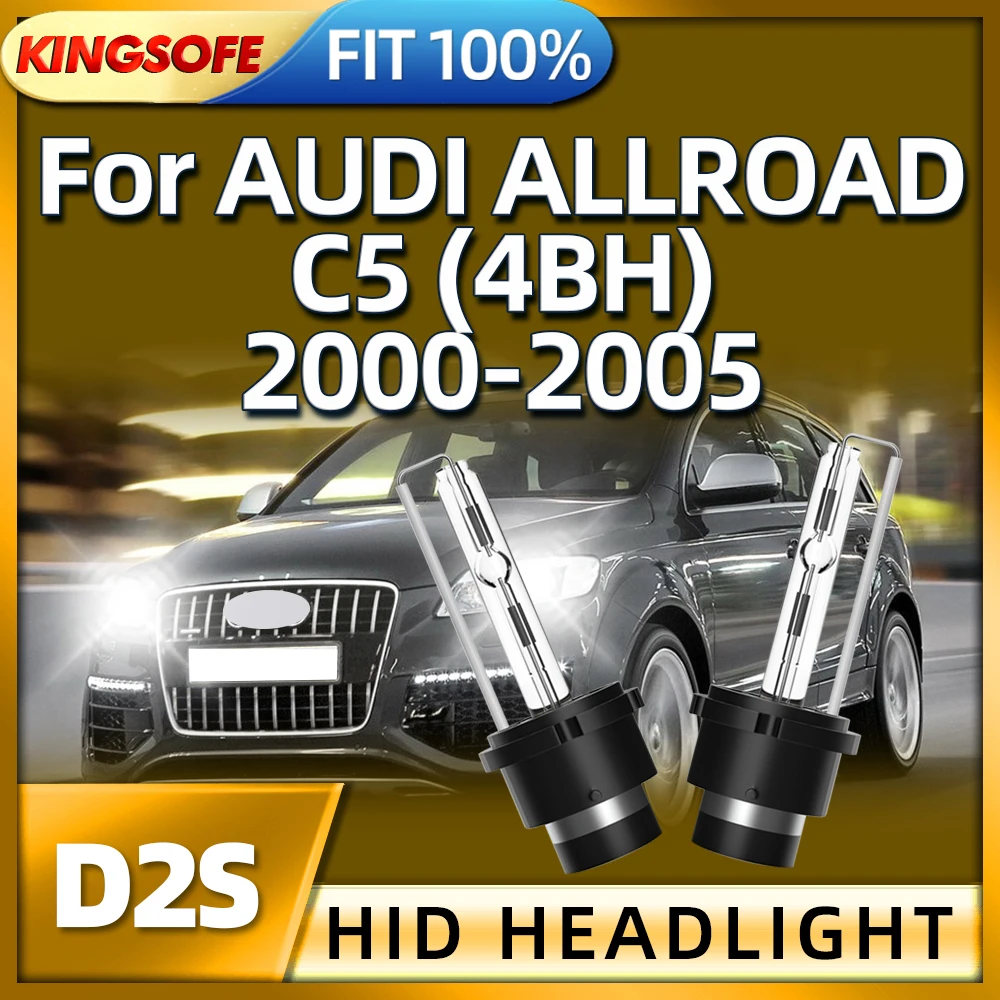 

KINGSOFE 35 Вт D2S Ксеноновые HID лампы 6000K Автомобильная фара для AUDI ALLROAD C5 4BH 2000 2001 2002 2003 2004 2005