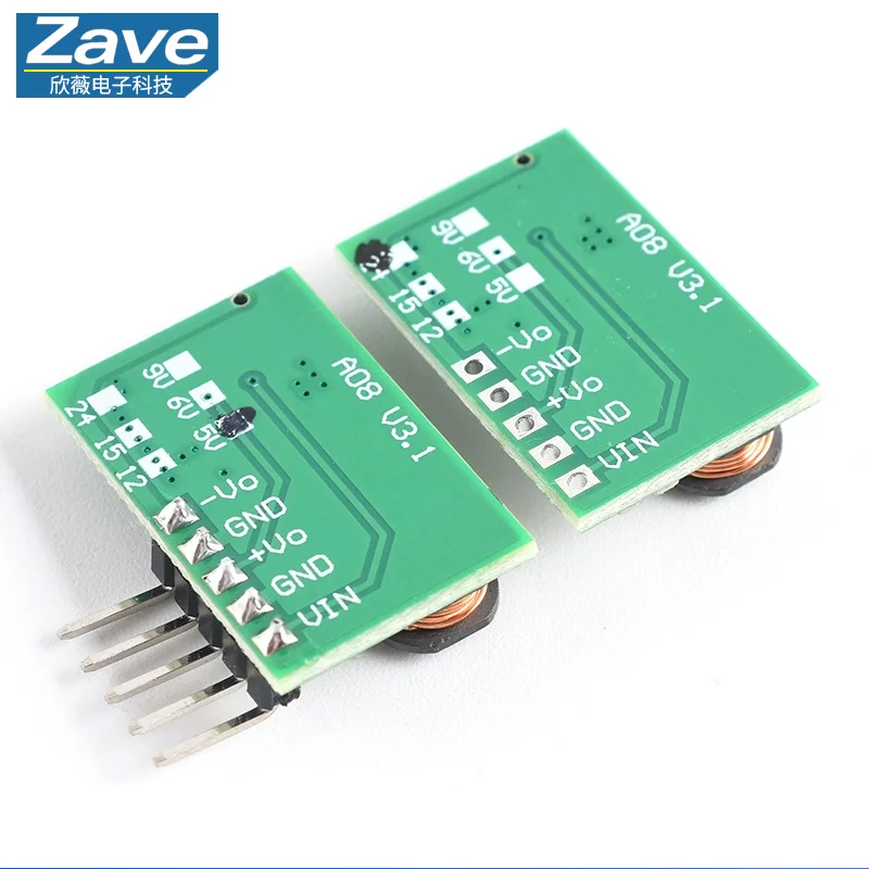 Módulo Boost, ADC, DAC, Fuente de alimentación LCD: 3-18V a ±5V, ±6V, ±9V, ±12V, ±15V, ±24V