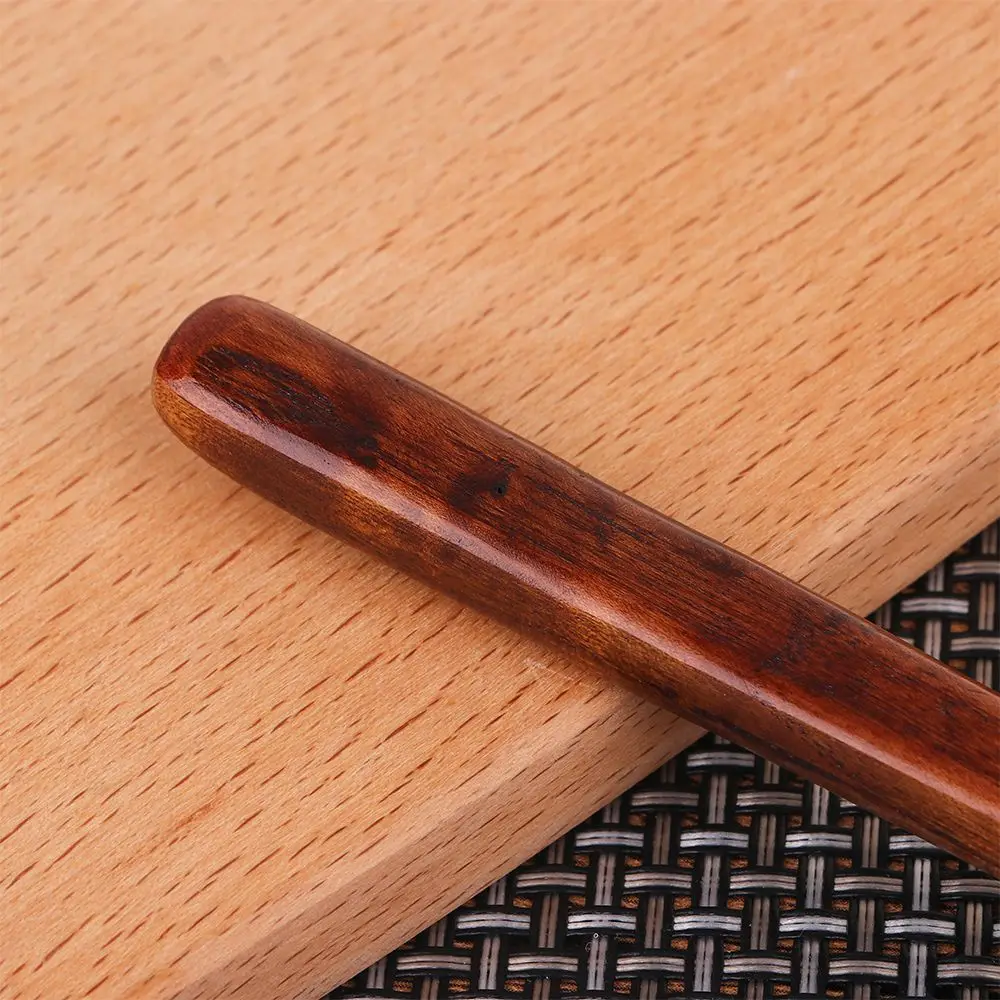 

10.9 Inches Stirr Wooden Tableware Natural Wood Round Spoons Kitchen Utensil Soup Spoon Cooking Supplies