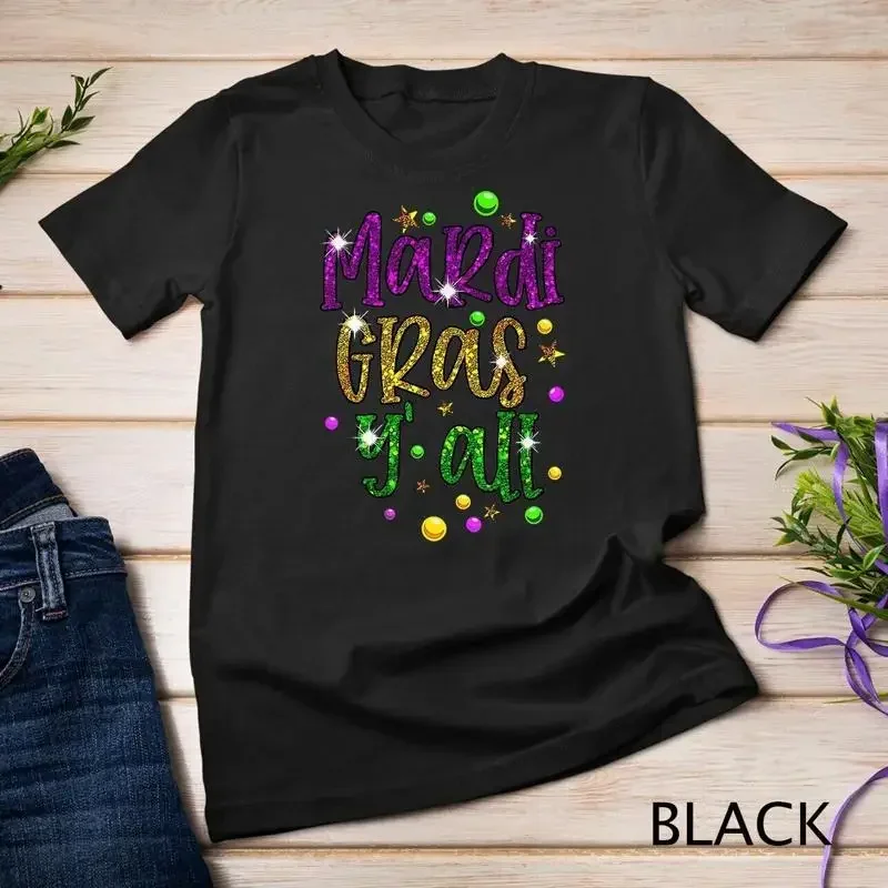 Mardi Gras Yall Funny Vinatage New Orleans Party T Shirt Unisex T shirt