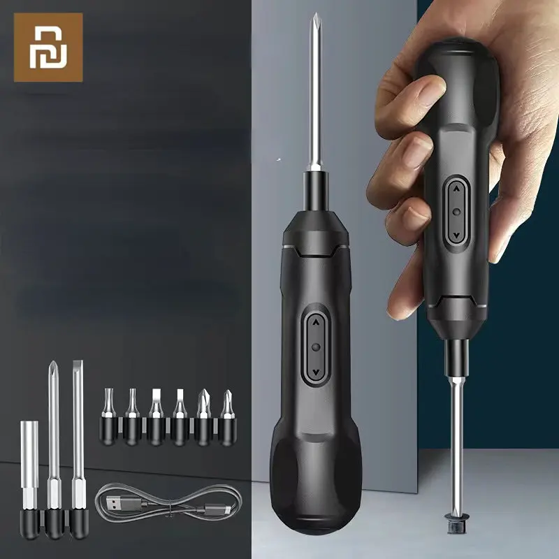 Youpin Electric Screwdriver Rechargeable Mini Home Set Screwdriver Driver Multifunction Cordless Power Screw Driver Repair Tools