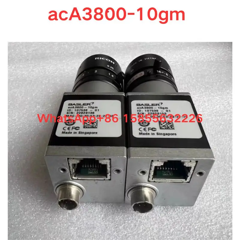 Used acA3800-10gm Industrial cameras Functional test OK Without lens