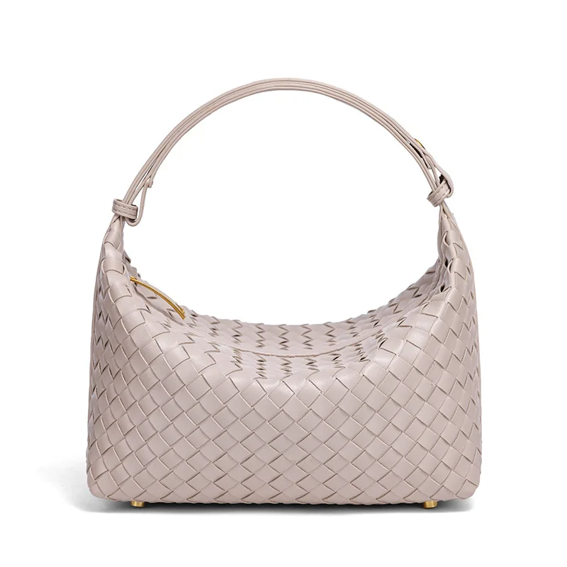 Beliebte Handgewebte Damenhandtasche, Lässige Modische Schulter-Lunchbox-Tasche, Unterarm-Handtasche für Damen – Detail 20